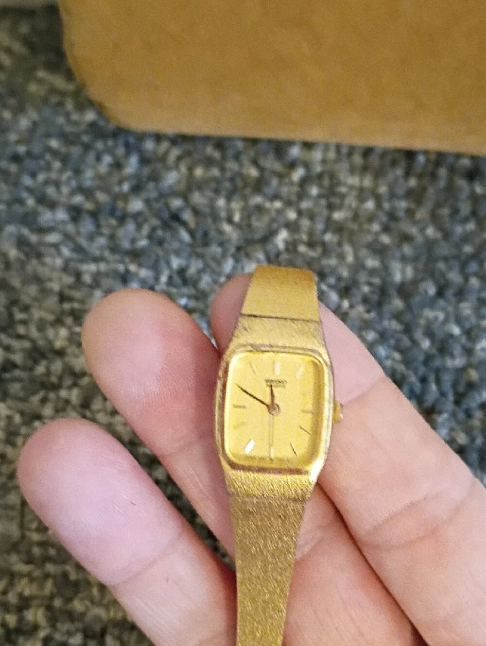 Seiko Gold Tone Ladies Slim Bracelet Watch